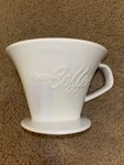 Creano Xxl Porcelain Coffee Dripper Ceramic Cone Brewer - Filter Size 4 White New. Price: $34.99.