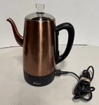 Euro Cuisine Electric Coffee Percolator 12 Cup Used. Price: $49.99.