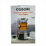 Cosori Pour Over Coffee Maker 8-CUP 34OZ Glass Decanter Stainless Steel Filter Open. Price: $22.98.