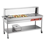 Vevor Commercial Food Warmer, Pans + 2 Pots Electric Steam Table, 1800W Profes New. Price: $769.55.