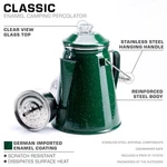 Coletti Classic Percolator Coffee Pot Camping Campfire Co... New. Price: $53.80.