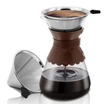 Ymmind 34OZ Pour Over Coffee Maker With Double Layer Stainless 34, Dark Brown New. Price: $53.13.
