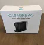 Casabrews Capsule Coffee Maker CM7036E-UL Nespresso Original Compatible Used. Price: $35.00.