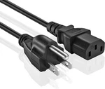 3FT 3-PRONG Ac Power Cord For Pc, Monitor, Printer Iec C13 Nema 5-15P 12... New. Price: $16.12.