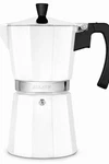 Zulay Kitchen White Moka Pot Espresso Maker 12 Cup Stovetop Coffee New. Price: $19.00.