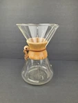 Vintage Chemex New York Pour-over Coffee Maker Blue Stamp Embossed Pat. 2241368 Used. Price: $300.00.