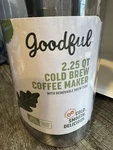 Goodful 2.25 Qt Cold Brew Coffee Maker With Removable Core New. Price: $16.50.