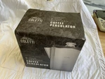 Coletti Bozeman Stainless Steel Stovetop And Camping Coffee Percolator 9 Cup New. Price: $18.00.