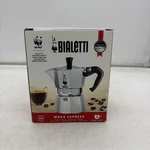 Bialetti Moka Express Iconic Italian Stovetop Espresso Maker (silver, 3 Cups) New. Price: $30.00.