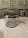 Vintage Pyrex Cup Glass Coffee Percolator Complete Stovetop Pot Usa 7759 Used. Price: $120.00.