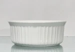 Corning French White 2.5 Qt 2.3L Stoneware Casserole Baking Dish 9X3.5" Used. Price: $13.22.