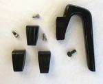Vintage Lot E. A. Co. #5437 Electric Coffee Pot Parts Legs, 1 Handle + Screws Used. Price: $10.00.