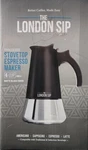 London Sip 6 Cup Stainless Steel Stovetop Espresso Maker Matte Black New. Price: $29.00.