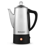 Elite Gourmet EC140 Electric 6-CUP Coffee Percolator With Keep Warm, Clear Br... New. Price: $79.10.