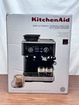 Kitchenaid Espresso Machine Semi-automatic W/ Burr Grinder 2.5L KES6551SX New. Price: $369.99.