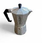 Mateojo Stovetop Espresso Moka Pot Aluminum Silver Reusable Used. Price: $14.99.