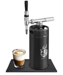 Stainless Steel 128 Oz 3.8L Nitro Cold Brew Coffee Maker Open. Price: $79.99.