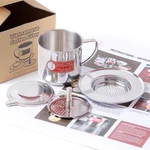 Vietnamese Coffee Filter Maker Press. Screw Down Phin Medium (8 Oz), Silver New. Price: $17.30.