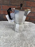 Silver Gnali & Zani Moka Pot Espresso Caffe Italian Coffee Maker 6 Cups New. Price: $34.00.