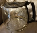 Proctor-silex #88185Y 12 Cup Replacement Coffee Carafe, Black Lid & Handle, Used. Price: $14.54.