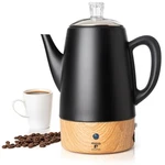 Moss & Stone 10 Cup Electric Coffee Percolator Black New. Price: $89.99.