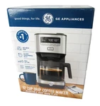 Ge 12 Cup Drip Coffee Maker Timer Glass Carafe Keep Warm Plate Stainless Steel New. Price: $58.49.