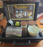 Vtg 1970S Nesco "traveler" 4 Cup Coffee Maker Kit - Complete Set Tested Used. Price: $40.00.
