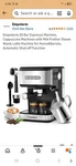 Empstorm 20 Bar Espresso Cappuccino Machines W Milk Frother Steam EM-01E Open. Price: $69.00.