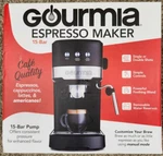 Gourmia Espresso Maker 15 Bar Pump Single Or Double Shots New. Price: $68.00.