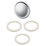 Univen 2.5" (64MM) Espresso Filter And Gasket Seals Compatible With Bialetti New. Price: $9.99.