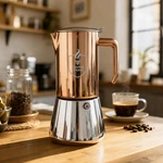 Premium Italian Espresso Maker 12-CUP (20OZ) Stainless Steel Moka Pot, Copper New. Price: $275.99.