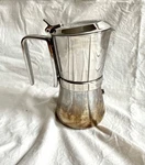 Giannini/la Giannina 6 Cup Italian Moka Pot Espresso Maker, Stainless Steel Used. Price: $299.00.