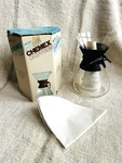 Vintage 1970S Chemex Coffee Maker 2-7 Cups CM-207 W/ Box, Filters New Never Used. Price: $99.00.