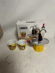 Bialetti Mini Express: Moka Set Coffee Maker 2-CUP + Shot Glasses Yellow Used. Price: $44.99.