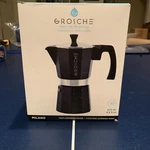 Grosche Milano Stovetop Espresso Maker Moka Pot 6 Cup - 9.3 Oz, Black Open. Price: $21.24.