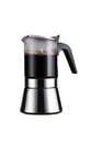 Sixaquae Moka Induction Stovetop Espresso Maker,crystal Glass-top & Stainless... New. Price: $38.00.