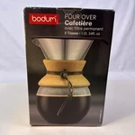 Bodum Pour Over Coffee Maker No 11571 Permanent Filter 8 Cup 1.0L 34 Fl Oz New. Price: $24.99.