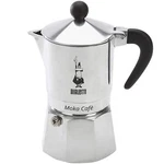 Bialetti 3 Cup Stovetop Espresso Maker Silver Moka Aluminum Manual Glossy Ground Open. Price: $29.99.