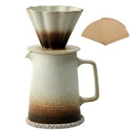 Leijoco Pour Over Coffee Maker, Ceramic Dripper With 40PCS V02 Paper F... New. Price: $55.27.