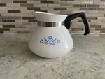 Corningware Blue Cornflower Vintage 6 Cup Tea Pot With Rare Back Stamp (no Lid) Used. Price: $19.00.
