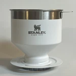Stanley Camping Pour Over Coffee Maker 20-02620 Portable Dripper White Used. Price: $14.99.