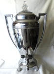 Vintage 1930S Art Deco Chrome Royal Robeson Rochester Corp Coffee Urn Used. Price: $70.00.
