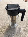 Takeya 40 Ounce Cold Brew Coffee / Ice Tea Maker Black Bpa Free Made In Usa Used. Price: $9.99.