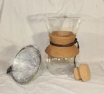 Apace Living Pour Over Coffee Maker 800ML 27 Oz Stainless Steel Basket & Cork New. Price: $20.00.