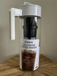 Takeya Cold Brew Coffee Maker 2 Quart White Pitcher Removable Filter Airtight New. Price: $32.99.