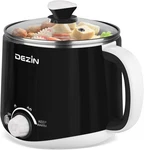 Dezin Hot Pot Electric, Rapid Noodles Cooker, Stainless 1.7 Quarts, Black New. Price: $39.18.