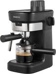 Compact 6 Bar Espresso Machine With Rich Crema & Auto Pressure Relief. Price: $99.99.