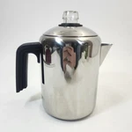 Farberware Stove Top Coffee Pot L7680 4-8 Cup Stainless Classic Series 1970S Vtg Used. Price: $42.99.