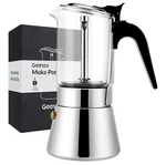 Geesta Premium Crystal Glass-top Stovetop Espresso Moka Pot Coffee Brewer New. Price: $29.99.