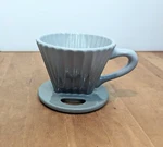 Chantal Lotus Ceramic Pour Over Coffee Maker, 8 Ounce, Fade Grey 92-FLTL63 Used. Price: $18.00.